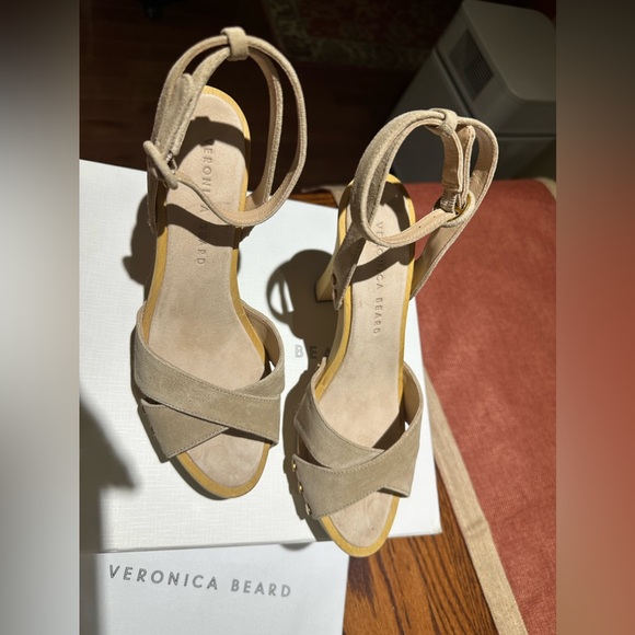 Veronica Beard BRAND NEW sz 7.5 Lamont suede platform sandal - Picture 8 of 11